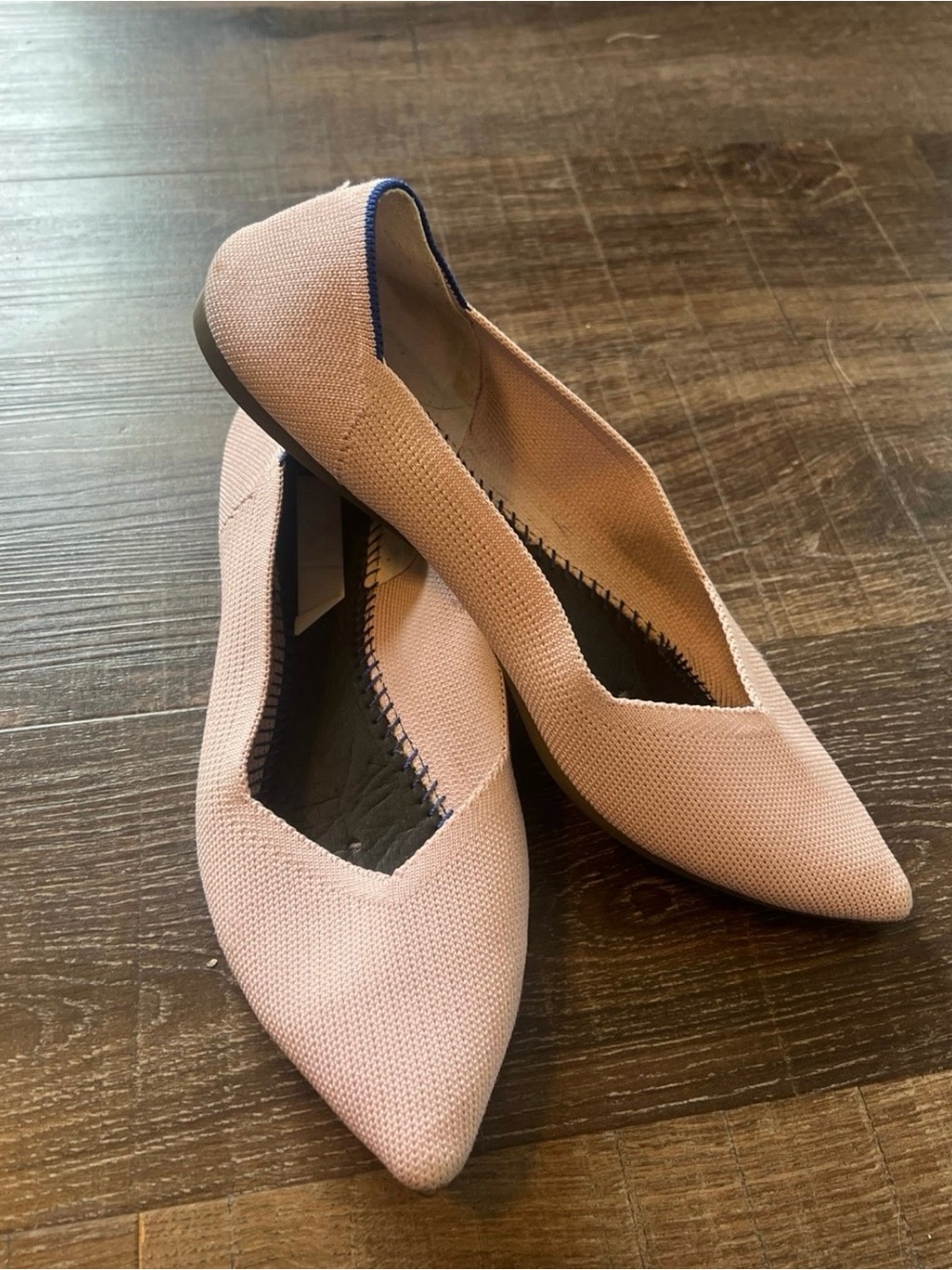 Rothy's Pink Pointed Toe Flats - Picture 2 of 8